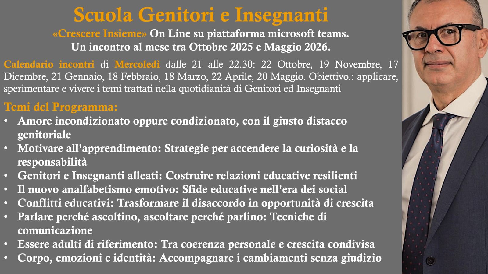 Scuola genitori Insegnanti 2024 - 2025