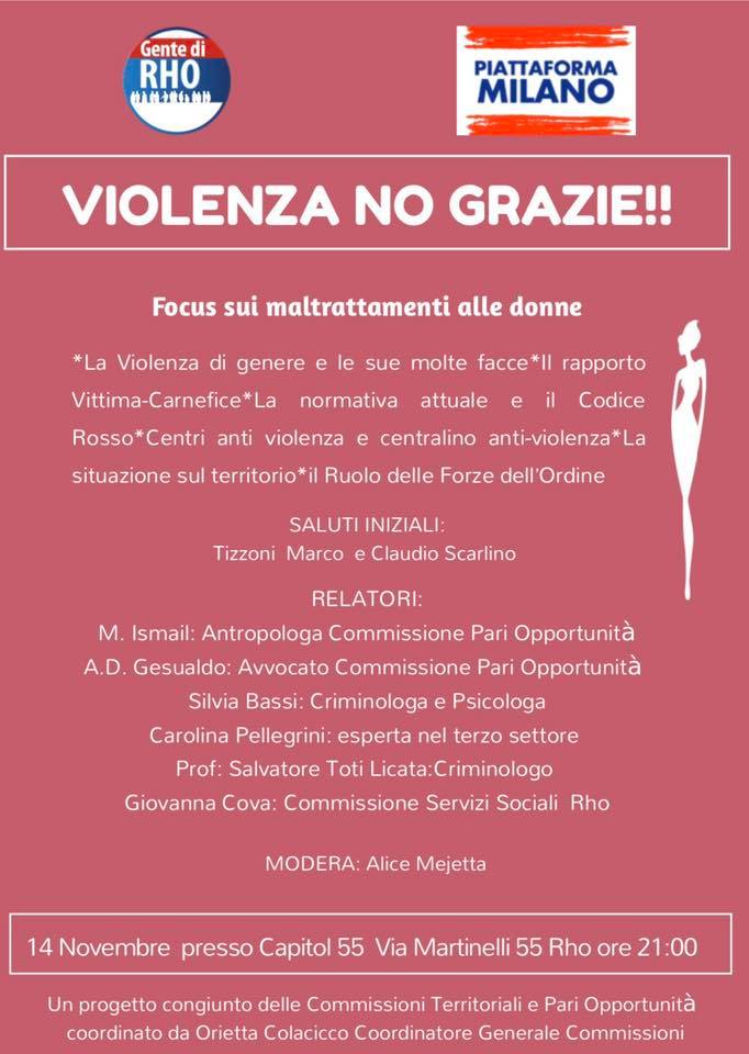 violenza no grazie